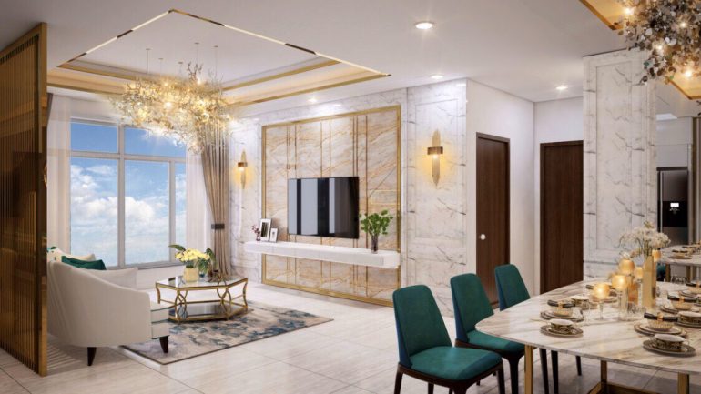 phòng khách St Moritz Phạm Văn Đồng