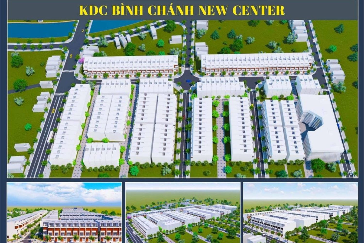 Phối cảnh dự án đất nền khu dân cư Bình Chánh New Center