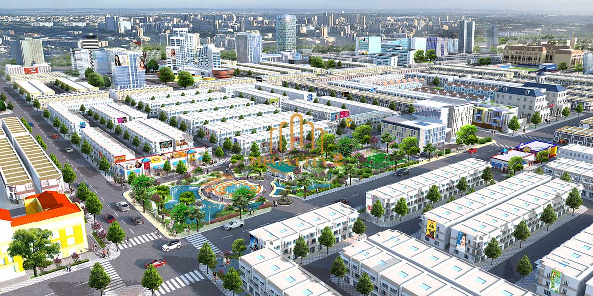 Phối cảnh dự án đất nền khu đô thị Mega City 3 Long Thành Đồng Nai của Chủ đầu tư Kim Oanh Group