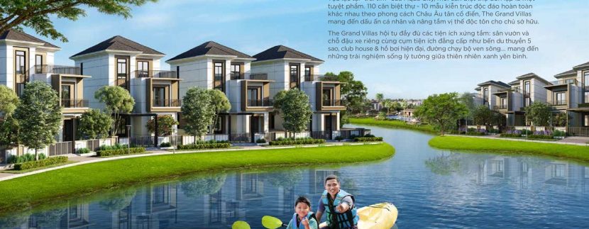 The Grand Villas “Ngôi làng Hà Lan” giữa đô thị sinh thái Aqua City