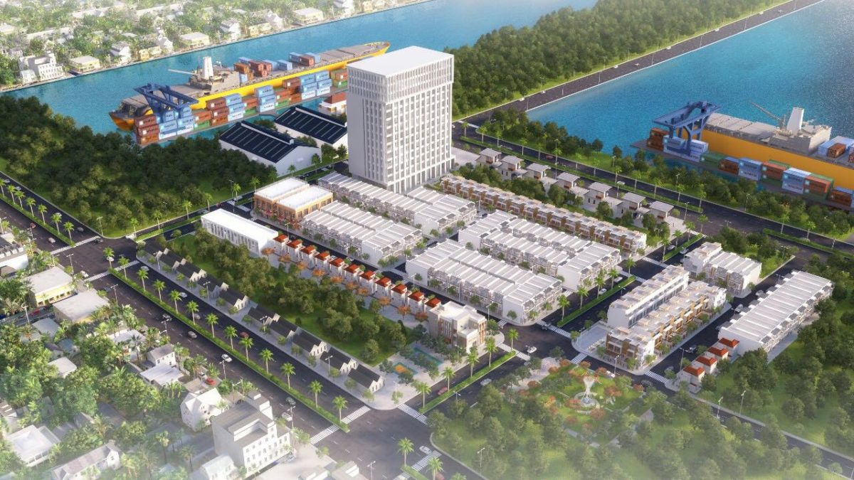 Phối cảnh dự án đất nền Phú Mỹ Central Port Bà Rịa