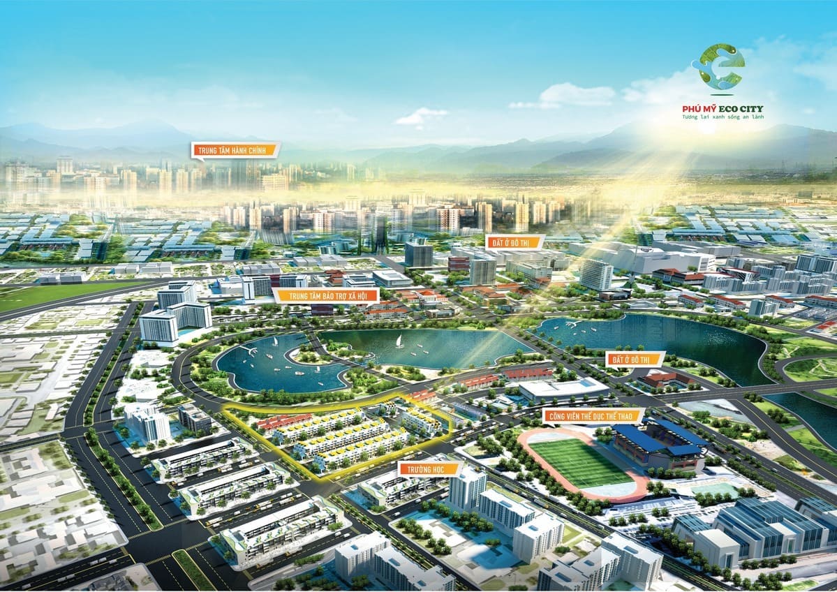 Dự án đất nền Phú Mỹ Eco City, Mỹ Xuân, Bà Rịa, Phú Mỹ Holding