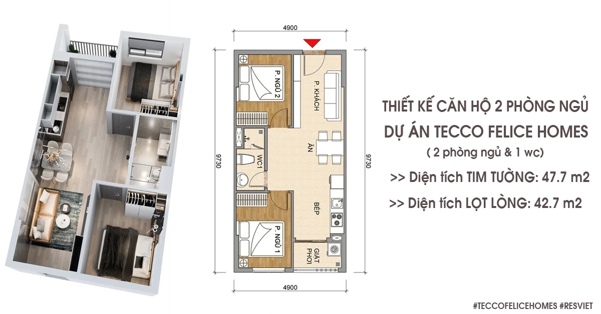 Dự án căn hộ Tecco Felice Homes Lê Thị Trung, Thuận An, Bình Dương