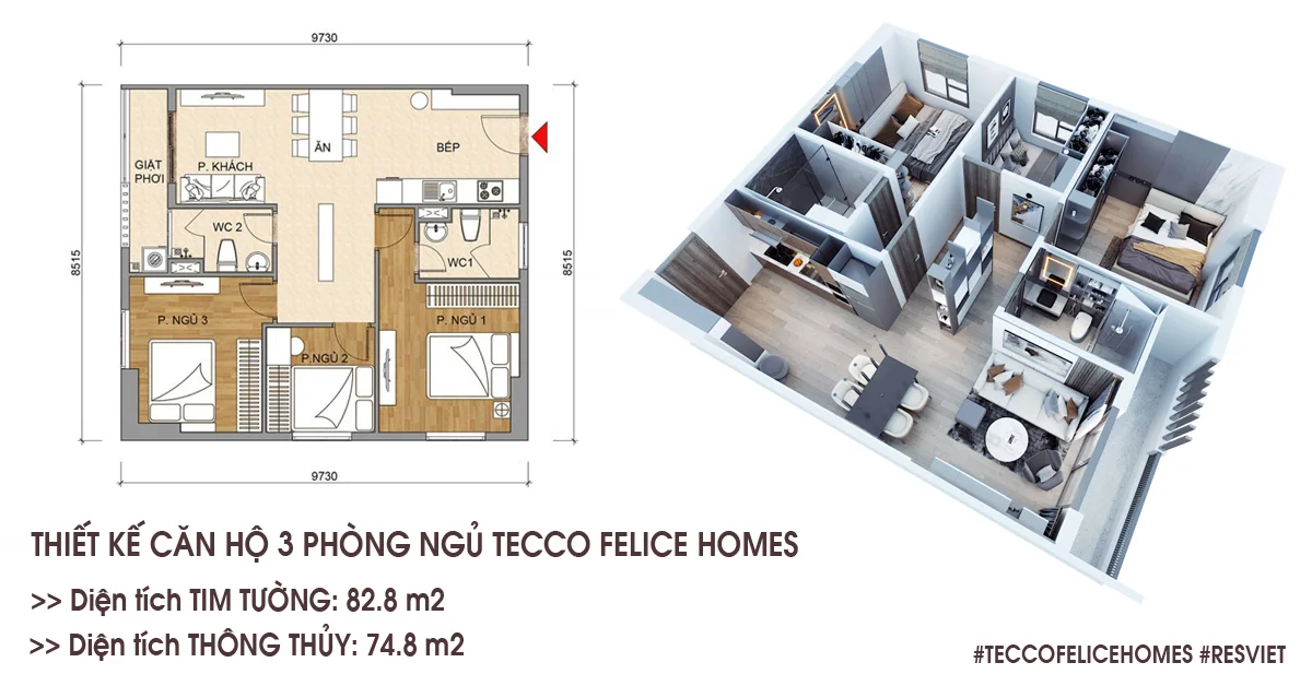 Dự án căn hộ Tecco Felice Homes Lê Thị Trung, Thuận An, Bình Dương