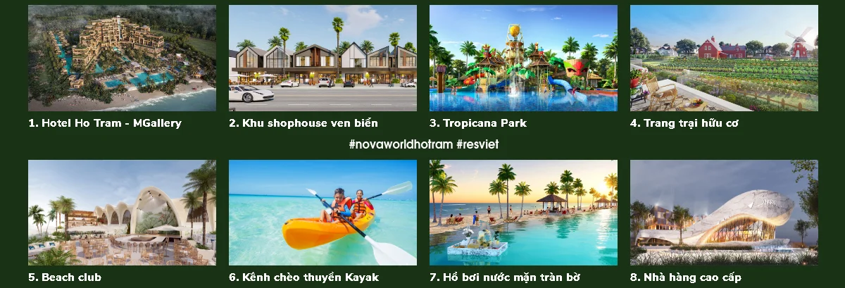 The Tropicana Hồ Tràm - Phân kỳ The Tropicana Novaworld Hồ Tràm