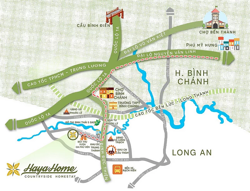 Đầu tư dự án đất nền Haya Home Garden Villas Long An