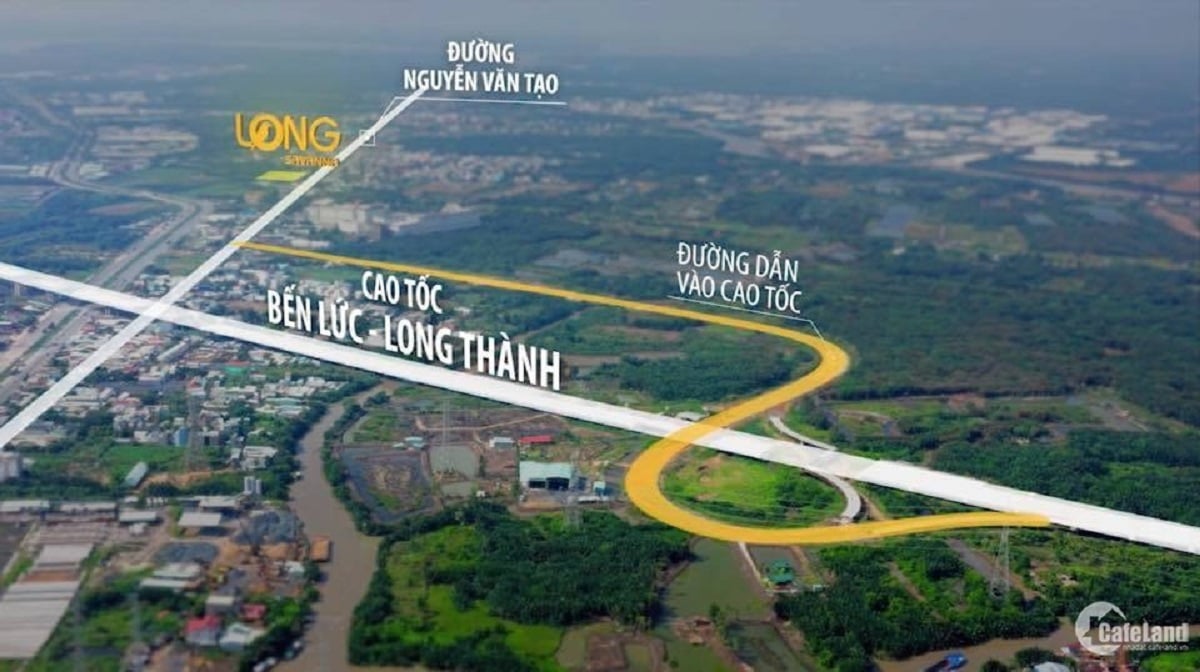 Vị trí dự án Long Savanna huyện Nhà Bè