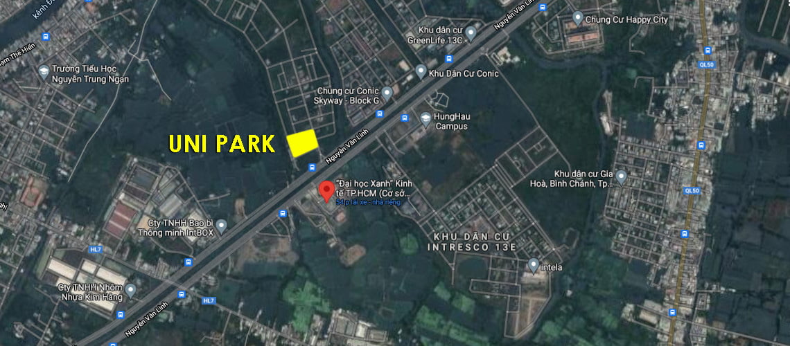 Dự án căn hộ Uni Park Luxury Apartment Nguyễn Văn Linh, Bình Chánh