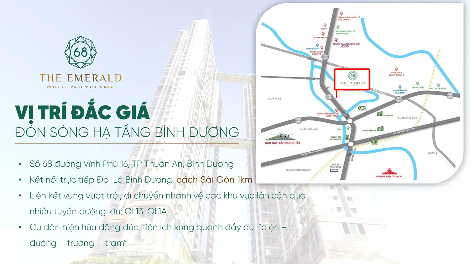 Vị trí dự án The New Point Lái Thiêu